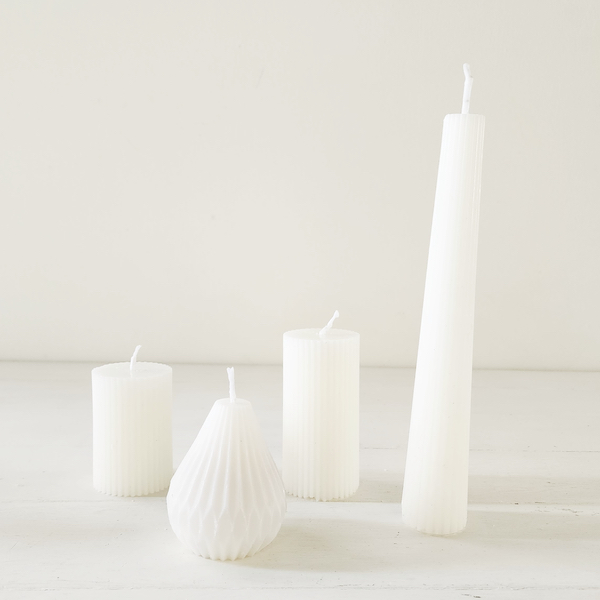 Ocra Candles - White